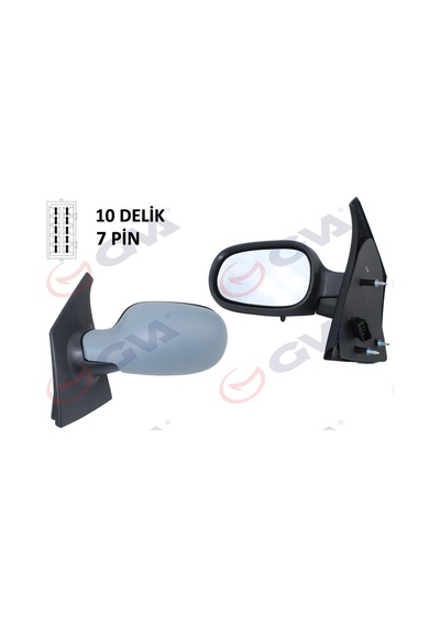 Gva 1011206-99 Dış Dikiz Aynası Sol Megane Scenic 97 Elektrikli Isıtmalı Astarlı Asferik 5 Fiş Vm-133nehpl 7700841655-7700841655-7700841655