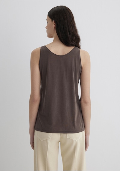 Mavi - Soft-premium Kahverengi Tencel Modal Karışımlı Atlet 1613216-87537