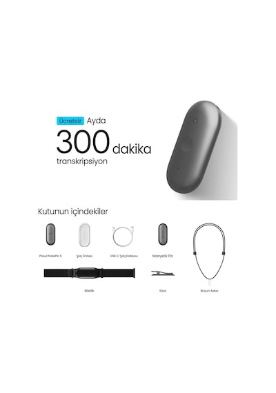 Plaud Notepin S Aı Ses Kaydedici Siyah - Pn0210