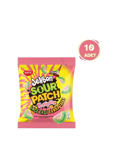 Kent Jelibon Sour Patch Karpuz 10 x 160 G