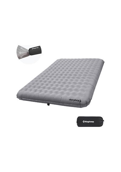 Kingcamp King Airbed Double Çift Kişilik Şişme Yatak Gri