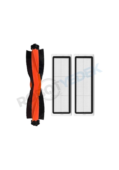 Xiaomi S20+ Plus Uyumlu Yedek Siyah Ana Fırça Ve Hepa Filtre-3 Pa