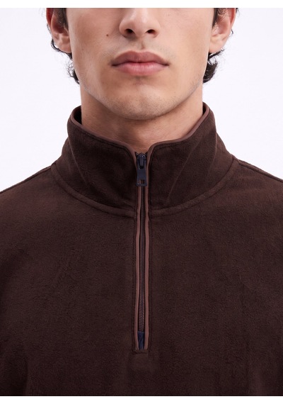 Discovery Expedition D6wm-swt3809 Kahverengi Erkek Sweatshirt Kahve