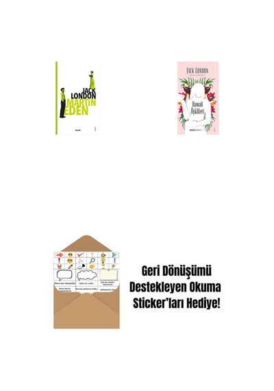 Martin Eden + Hawaii Öyküleri + Okuma Sticker'ları