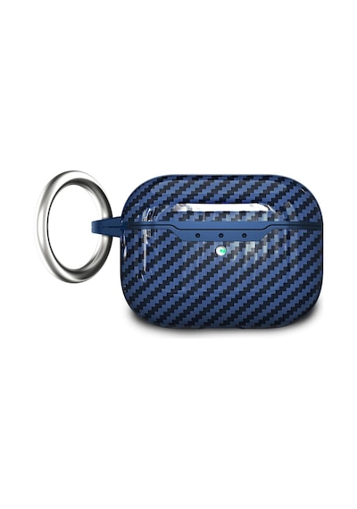 Microsonic Apple Uyumlu AirPods Pro 2.nesil Kılıf Elite Carbonshield Lacivert