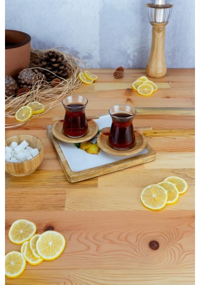 Bambum Kangura - Mango Ağacından Kare Tepsi Limon Küçük Sarı