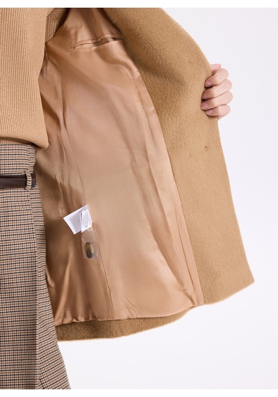 Fabrika Comfort Deve Tüyü Kadın Basic Kaban Fc4wl-kbn0729 Camel