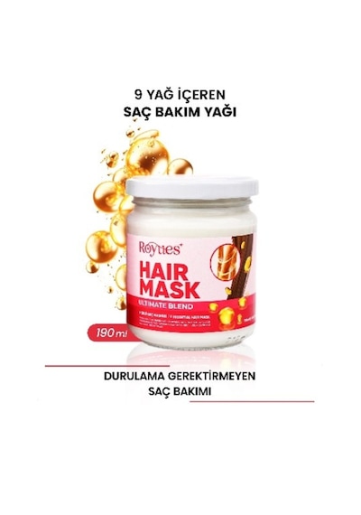 Kuru Ve Yıpranmış Saçlar Için Nemlendirici-saç Bakım Maskesi 190 Ml - Moisture Hair Mask