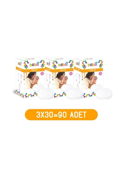 Bebsi Göğüs Pedi Seti 3lü Bulk