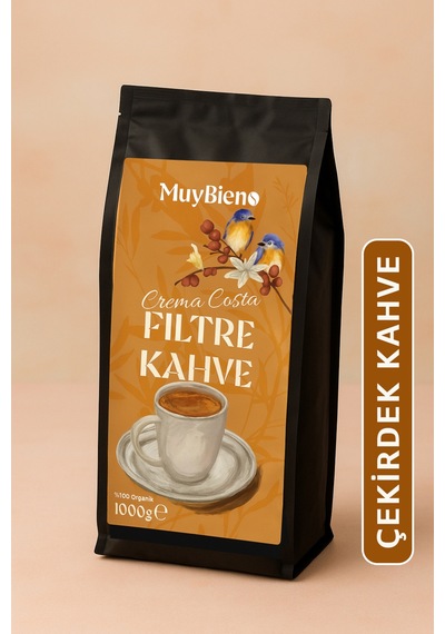 Crema Costa Filtre 1000 Gr Çekirdek Kahve Çekirdek Kahve