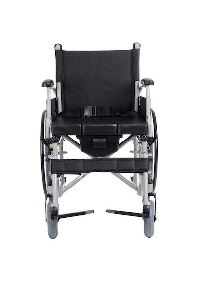 Tekerlekli Sandalye Wc Özellikli, 45cm Oturma Genişliği, Refakatçi Frenli, Çelik Gövde Dm-545