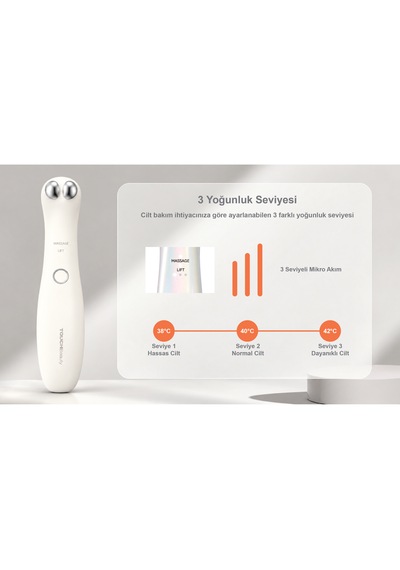 Touchbeauty Tb1883 Çok Fonksiyonlu Göz Çevresi Bakım Ve Masaj Cihazı Isı Ve Sonik Titreşim