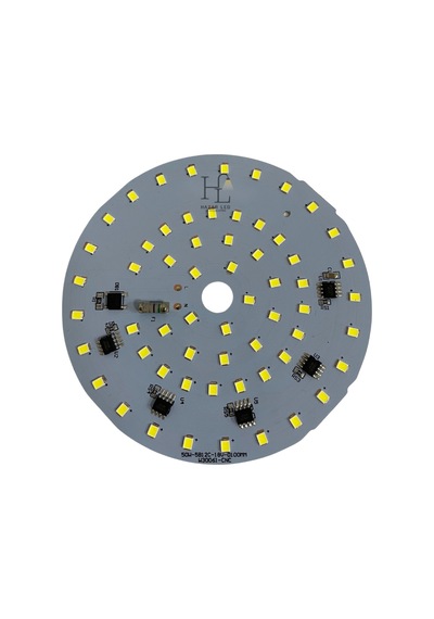 220 Volt 50 Watt Smd 2835 Ledli Hazır Projektör Ledi Beyaz Yuvarlak Pcb Avize Ledi