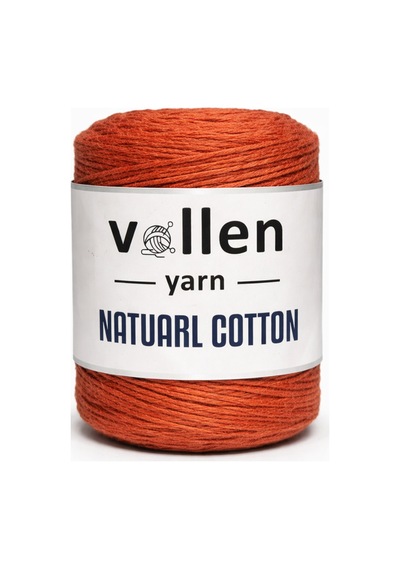 100gr/200mt Premıum Doğal Koton Amıgurumi Ve Punch Ipi,tığ Işi El Örgü Ipi ,kiremit