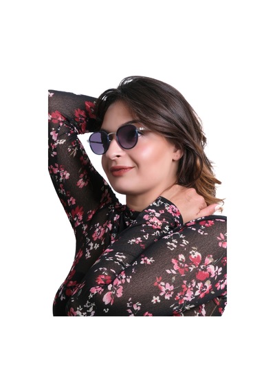 Görüşbaz Pilook Unisex Güneş Gözlüğü Uv400 Koruma Oval Model Lunaflex Serisi Desenli
