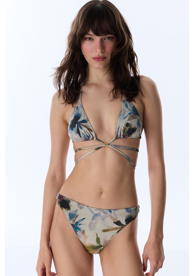 Penti Renkli Zoe Minimal Üçgen Bikini Üstü Çok Renkli