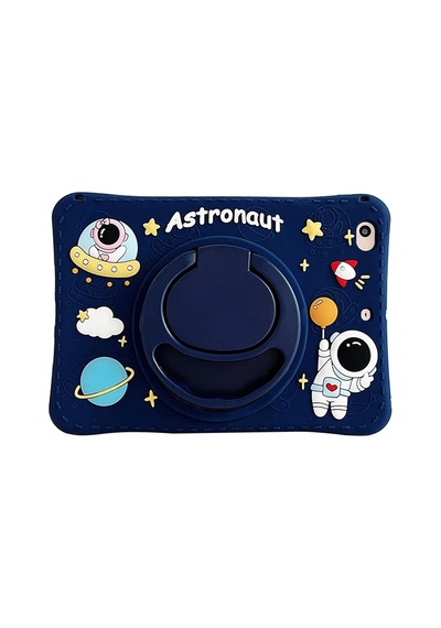 Lenovo Tab Tb311fu İle Uyumlu Kılıf 360 Derece Döner Stand Yatay Dikey Kullanılabilir, Kawaii Askılı Tasarım Kalem Yuvası Özellikli Sevimli Astronot Tasarımı