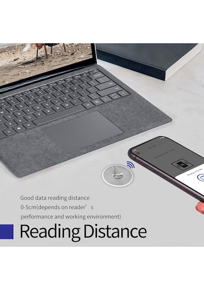 20 Adet Çıkartması Ntag 213 Tam Programlanabilir Ntag213 Nfc Etiketleri Dairesel Çıkartmalar, A 1