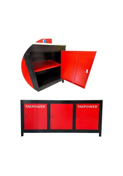 Takpower Ttr4413 2 Metre Takım Tezgahı 3 Dolaplı