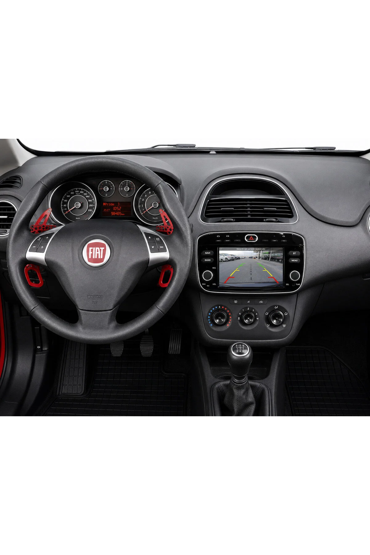 Fiat Punto Evo Görünüm Multimedya 4gb Ram 64gb Hafıza Android 13 Kablosuz Carplay 8"