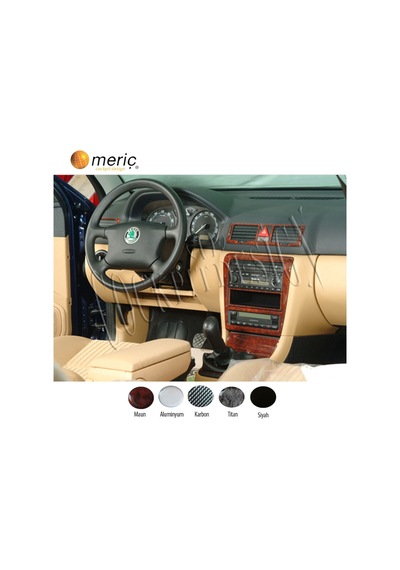 Meriç® Skoda Octavia Ön Torpido Kaplama 15 Parça 1998-2004 (530157384)