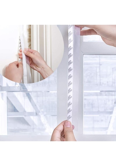 3 Metre 15 Mm Kendinden Yapışkanlı Kapı Pencere Rüzgar Ses Kesici Şerit Bant