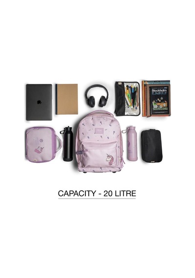 Citron Çok Yönlü Trolley Çocuk Çantası - Unicorn 1061237 Renkli