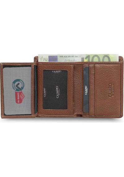 Guard Taba Hakiki Deri Ekstra İnce Dikey Model Erkek Cüzdanı - Grd250920wt253 Diğer