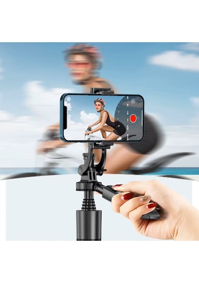 L16 Selfie Çubuğu Uzaktan Kumandalı 153 Cm Tripod Özçekim 360 Derece Alüminyum Masa Üstü Tripod