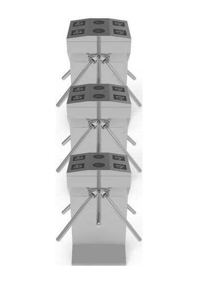 Perkotek D150 Double Tripod Turnike Çift Yönlü Geçiş Paslanmaz Çelik Turnike Sistemi
