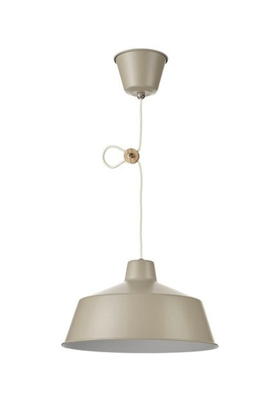 Ikea Sjömakt Sarkıt Lamba, Bej-dişbudak, 38 Cm