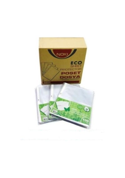 Noki Eco A4 Poşet Dosya 100' lü 30 Paket 1 Koli
