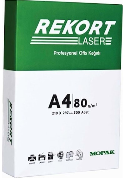 Mopak Rekort Laser A4 Fotokopi Kağıdı 1 Paket