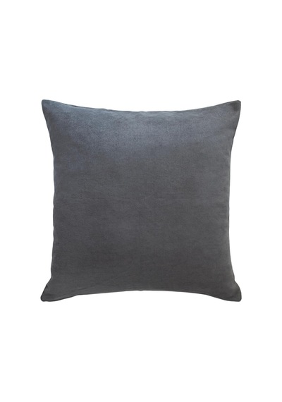 Gauze Fabric Design Kadife Serisi Kırlent, Yastık Kılıfı Gri, 45