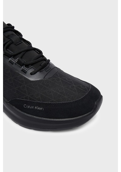 Calvin Klein Logolu Sneaker Ayakkabı Hm0hm023430gj Erkek Ayakkabı Hm0hm02343 0gj Siyah