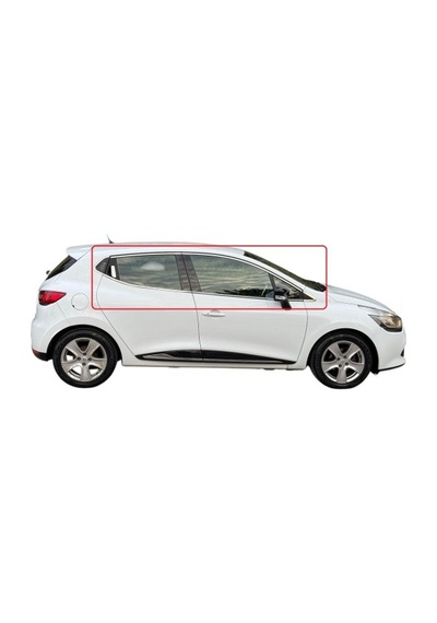 Renault Clio 4 2012--2019 Cam Çerçevesi Krom 12 Prç. P.çelik