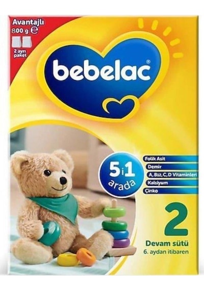 İnfest Bebelac Bebek Devam Sütü No2 800gr