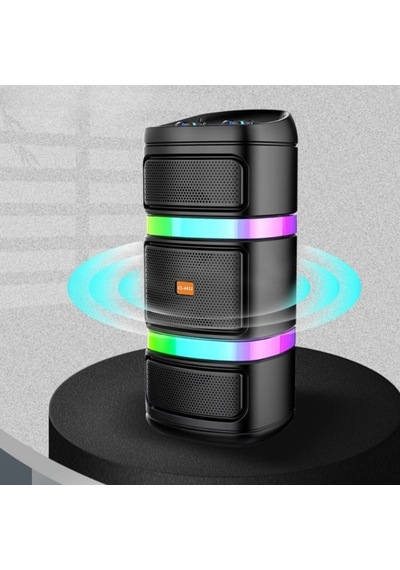 Kablosuz Mikrofonlu Hoparlör - Party Box Speaker Renkli
