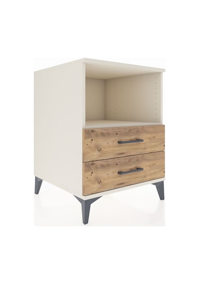 Kronos Komodin Tek Raflı 2 Çekmeceli 60x59x80 Aytaşı-çam Aytası