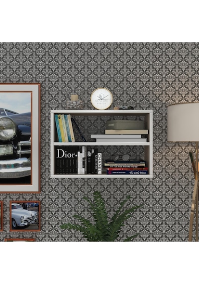 Kenzlife kitaplık nihan 040*060*20 crd duvar rafı