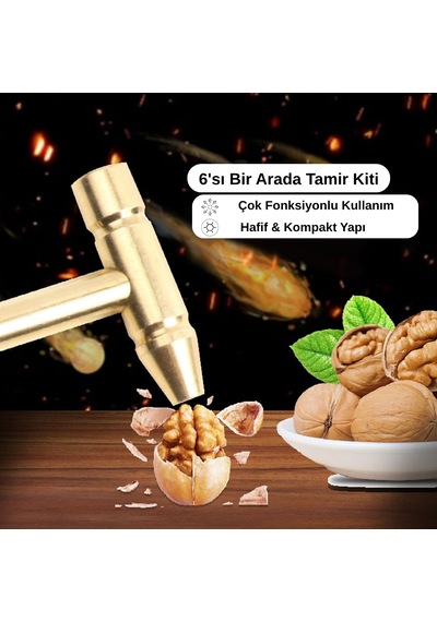 Çok Amaçlı El Aleti Çekiç Tornavida Pense Şişe Açacağı Testereli Katlanabilir Alet Seti