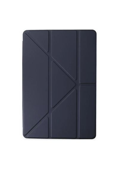 Kalem Stylus Apple  İpad Uyumlu Pro 11 2024 Kılıf Kalemlikli Mars Tablet Kılıfı - Lacivert Diğer