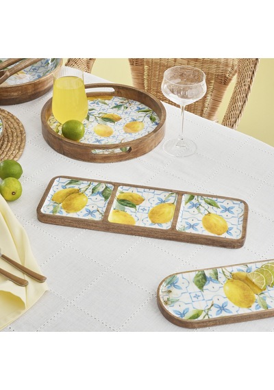 Karaca Home Mango Lemon 3'lü Çerezlik 42x14x2,5 Cm