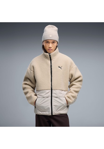Puma Hybrid Sherpa Erkek Krem Polar Ceket 694562-82