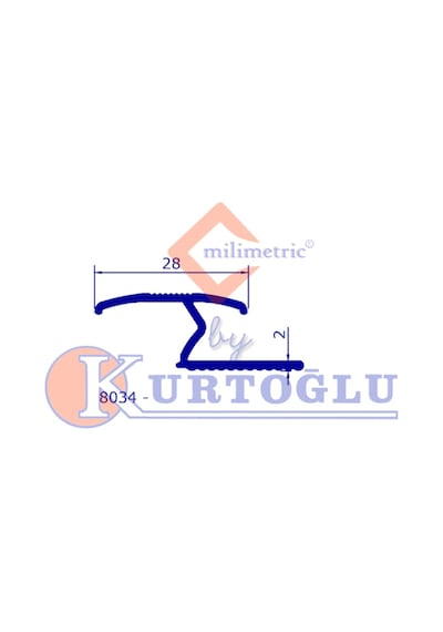 Alüminyum Z Kot Farkı Profili - Eşik Profili - Parke Profili - 328848646