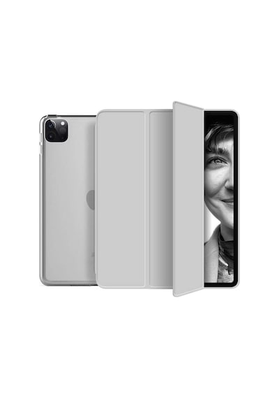 Apple Uyumlu iPad Pro 12.9 2020 4.Nesil Kılıf Pu Deri Smart Standlı Kılıf