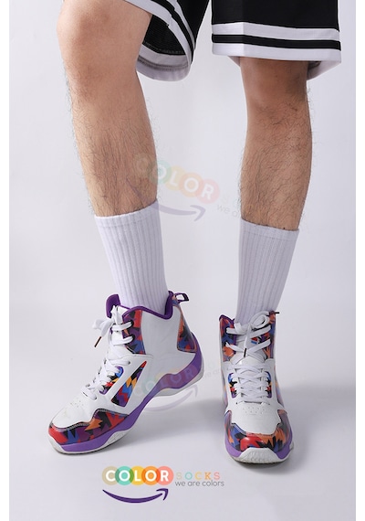 6'lı Pamuklu Tenis Beyaz Çorap Soket Boy Ter Emici Beyaz