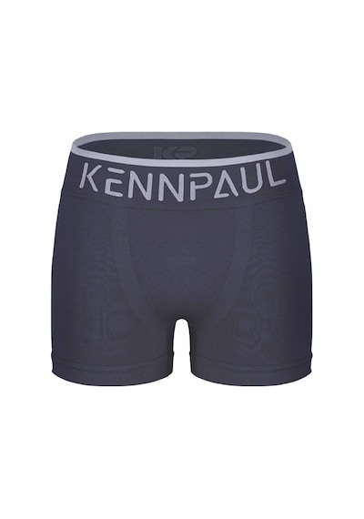 Kennpaul 3'lü Dikişsiz Mikro Kumaş Boxer Serin, Hafif Ve Esnek Konfor Beyaz - Gri
