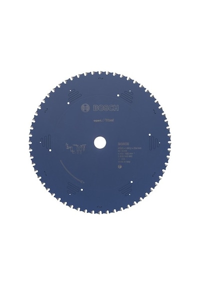 Düz Kesme Diski, 305 X 25,4 X 2,6 Mm Ölçü İle Paslanmaz Çelik İçin Uygun