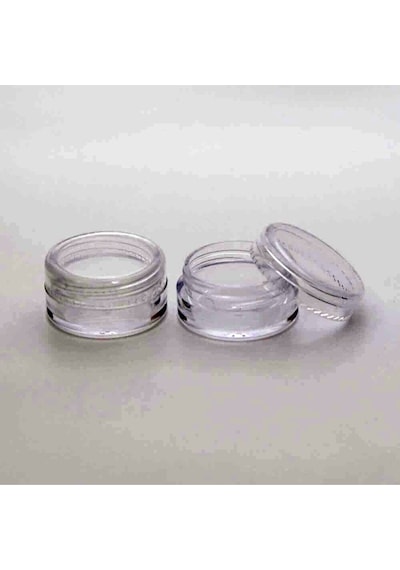 Boş Krem Şişesi 5 ML 5 Adet Boş Şeffaf Plastik Kutu